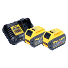 Kit de démarrage sans fil 18 V DeWalt 2x DCB 546 batterie 6,0 Ah + DCB 116 XR chargeur rapide