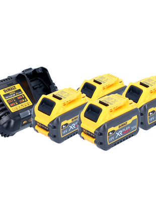 DeWalt Akku Starter Set 18 V 4x DCB 546 Akku 6,0 Ah + DCB 116 XR Schnell Ladegerät