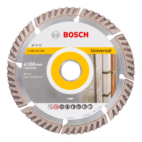 Bosch Standard for Universal Diamanttrennscheibe 150 x 22,23 mm ( 2608615061 ) - Toolbrothers