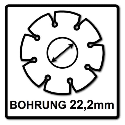 Bosch Standard for Universal Diamanttrennscheibe 125 x 22,23 mm 10 Stk. ( 2608615060 ) für Beton, Stahl-Beton, Back-, Kalk- und Sand-Stein
