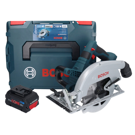 Bosch GKS 18V-70 L Akku Kreissäge 18 V Brushless 190 mm BITURBO + 1x ProCORE Akku 8,0 Ah + L-Boxx - ohne Ladegerät