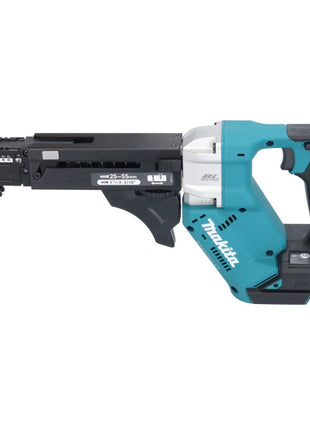 Makita DFR 551 RM Akku Magazinschrauber 18 V 25 - 55 mm Brushless + 2x Akku 4,0 Ah + Ladegerät - Toolbrothers