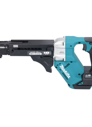 Makita DFR 551 RT1 Akku Magazinschrauber 18 V 25 - 55 mm Brushless + 1x Akku 5,0 Ah + Ladegerät - Toolbrothers