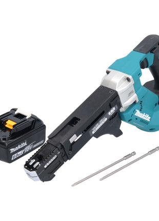 Makita DFR 551 G1 Akku Magazinschrauber 18 V 25 - 55 mm Brushless + 1x Akku 6,0 Ah - ohne Ladegerät - Toolbrothers