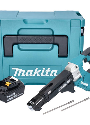 Makita DFR 551 T1J Akku Magazinschrauber 18 V 25 - 55 mm Brushless + 1x Akku 5,0 Ah + Makpac - ohne Ladegerät - Toolbrothers