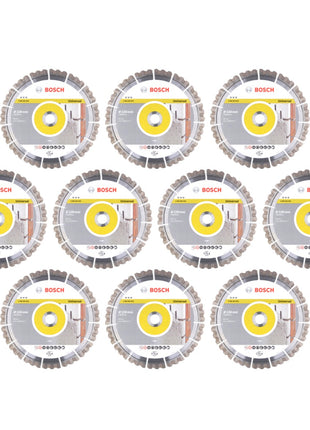 Bosch Diamant Trennscheibe Set 10x Best for Universal 230 x 22,23 mm ( 10x 2608603633 ) - Toolbrothers
