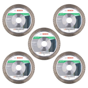 Bosch Diamant Trennscheibe Set 5x Best for Hard Ceramic 125 mm x 22,23 ( 5x 2608615077 )