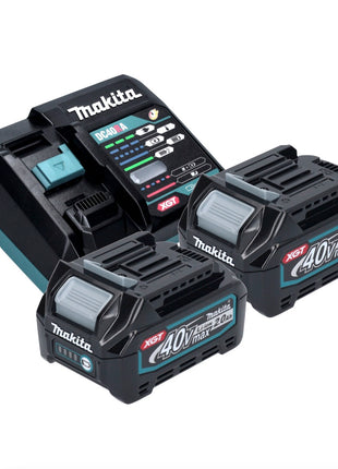 Makita ML003GA201 Projecteur de chantier LED à batterie 18 V / 40 V max 1100 lm + 2x batteries 2,0 Ah + chargeur