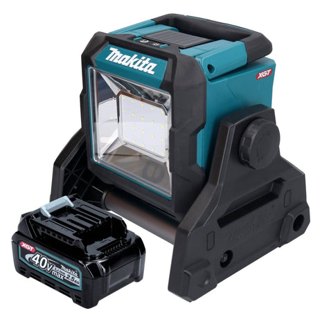 Makita ML003GD1 Projecteur de chantier LED sur batterie 18 V / 40 V max. 1100 lm + 1x batterie 2,5 Ah - sans chargeur