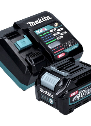 Makita ML003GD101 Projecteur de chantier LED à batterie 18 V / 40 V max 1100 lm + 1x batterie 2,5 Ah + chargeur