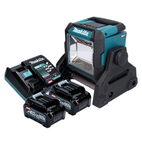 Makita ML003GD201 Akku LED Baustrahler 18 V / 40 V max. 1100 lm + 2x Akku 2,5 Ah + Ladegerät