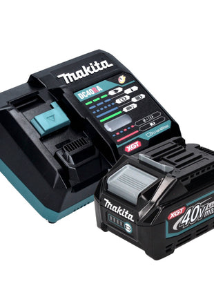 Makita ML003GM101 Projecteur de chantier LED à batterie 18 V / 40 V max 1100 lm + 1x batterie 4,0 Ah + chargeur