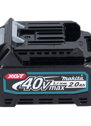 Kit source d'alimentation Makita (191V07-0) 2x batterie BL 4020 40 V max. 2,0 Ah XGT + chargeur DC 40 RA + Makpac.