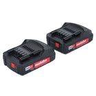 Metabo Akku Set 2x Li-Power Akkupack 18 V 2,0 Ah CAS Li-Ion Akku ( 2x 625596000 ) mit Ladestandsanzeige - Toolbrothers