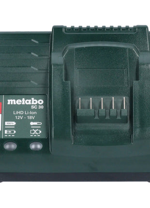 Metabo Basic Set 3x Li-Power Akkupack 18 V 2,0 Ah ( 3x 625596000 ) + SC 30 Ladegerät 12 - 18 V ( 316067840 ) - Toolbrothers