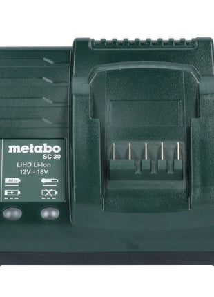 Metabo Basic Set 4x Li-Power Akkupack 18 V 4,0 Ah + Metabo SC 30 Ladegerät 12 - 18 V