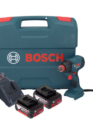 Bosch GDX 18V-180 Akku Drehschlagschrauber 18 V 180 Nm 1/2" + 2x Akku 6,0 Ah + Ladegerät + L-Case