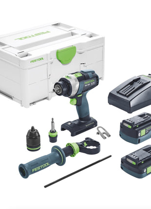 Festool TPC 18/4 5,0/4,0 I-Plus Akku Schlagbohrschrauber 18 V 75 Nm ( 577651 ) Brushless + 1x Akku 4,0 Ah + 1x Akku 5,0 Ah + Ladegerät + Systainer - Toolbrothers