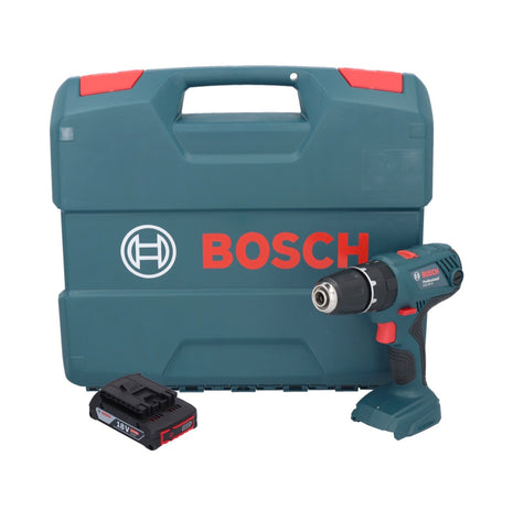 Taladro percutor inalámbrico Bosch GSB 18V-21 18 V 55 Nm + 1x batería 2,0 Ah + estuche L - sin cargador