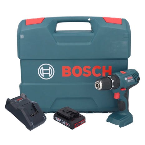 Perceuse à percussion sans fil Bosch GSB 18V-21 18 V 55 Nm + 1x batterie 2,0 Ah + chargeur + mallette en L