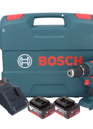 Bosch GSB 18V-21 Akku Schlagbohrschrauber 18 V 55 Nm + 2x Akku 3,0 Ah + Ladegerät + L-Case