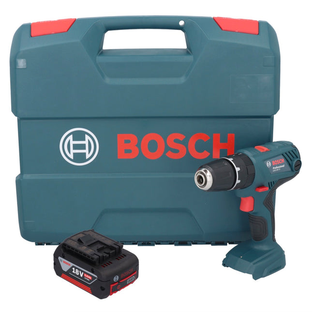 Bosch GSB 18V-21 Akku Schlagbohrschrauber 18 V 55 Nm + 1x Akku 5,0 Ah + L-Case - ohne Ladegerät