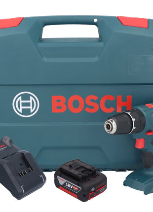 Taladro percutor inalámbrico Bosch GSB 18V-21 18 V 55 Nm + 1x batería 5,0 Ah + cargador + maletín L