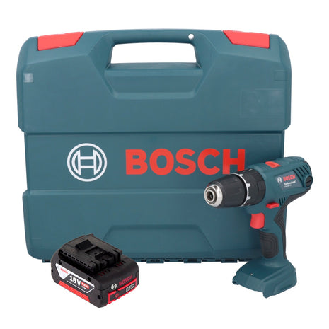 Taladro percutor inalámbrico Bosch GSB 18V-21 18 V 55 Nm + 1x batería 6,0 Ah + estuche L - sin cargador