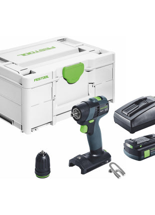 Festool TXS 18-Basic Akku Bohrschrauber 18 V 40 Nm Brushless + 1x Akku 3,0 Ah + Ladegerät + Systainer - Toolbrothers