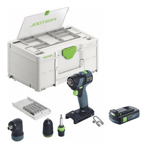 Festool TXS 18-Basic-Set Akku Bohrschrauber 18 V 40 Nm Brushless + 1x Akku 3,0 Ah + Systainer - ohne Ladegerät