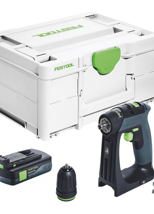 Festool CXS 18 Akku Bohrschrauber 18 V 40 Nm Brushless + 1x Akku 3,0 Ah + Systainer - ohne Ladegerät - Toolbrothers