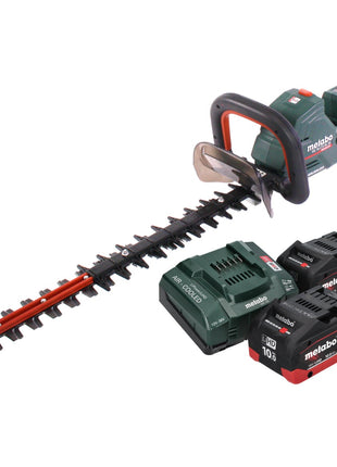 Metabo HS 18 LTX BL 55 Akku Heckenschere 18 V 50 cm Brushless + 2x Akku 10,0 Ah + Ladegerät - Toolbrothers