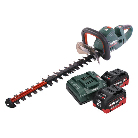 Metabo HS 18 LTX BL 55 Akku Heckenschere 18 V 50 cm Brushless + 2x Akku 10,0 Ah + Ladegerät - Toolbrothers