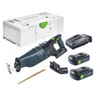 Festool RSC 18 EB-Basic Akku Säbelsäge 18 V Brushless + 2x Akku 3,0 Ah + Ladegerät + Systainer - Toolbrothers