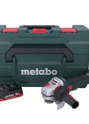 Metabo WB 18 LTX BL 15-125 Quick Akku Winkelschleifer 18 V 125 mm Brushless + 1x Akku 4,0 Ah + metaBOX - ohne Ladegerät