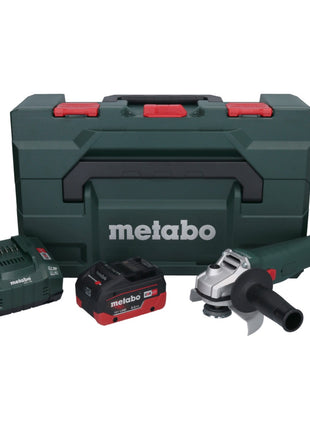 Metabo W 18 L 9-125 Akku Winkelschleifer 18 V 125 mm + 1x Akku 8,0 Ah + Ladegerät + metaBOX - Toolbrothers