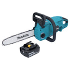 Makita DUC 307 T1X2 Akku Kettensäge 18 V 30 cm 7,7 m/s Brushless + 1x Akku 5,0 Ah - ohne Ladegerät - Toolbrothers