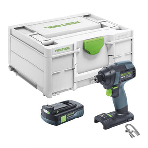 Festool TID 18-Basic Akku Schlagschrauber 18 V 180 Nm 1/4" + 1x Akku 3,0 Ah + Systainer - ohne Ladegerät