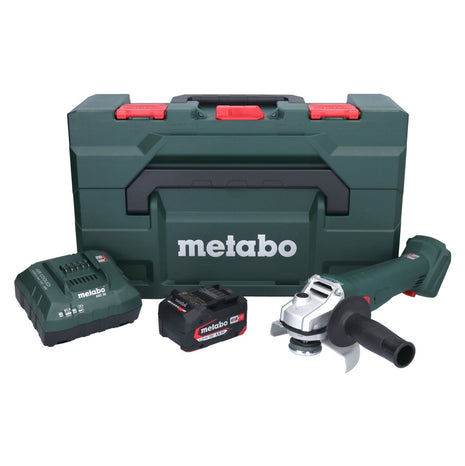 Meuleuse d'angle sans fil Metabo W 18 7-125 18 V 125 mm + 1x batterie 4,0 Ah + chargeur + metaBOX