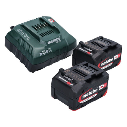 Metabo W 18 7-125 Akku Winkelschleifer 18 V 125 mm + 2x Akku 4,0 Ah + Ladegerät + metaBOX ( 602371510 )
