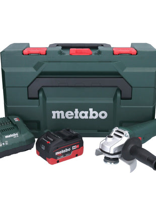 Metabo W 18 7-125 Akku Winkelschleifer 18 V 125 mm + 1x Akku 5,5 Ah + Ladegerät + metaBOX - Toolbrothers