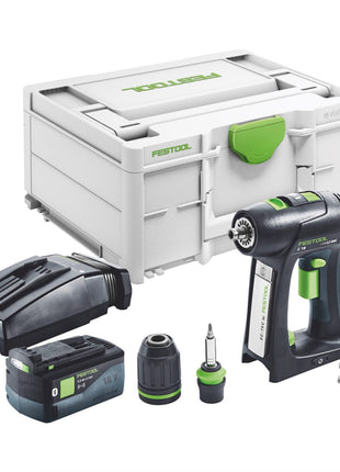 Festool C 18-Basic Akku Bohrschrauber 18 V 45 Nm Brushless + 1x Akku 5,0 Ah + Ladegerät + Systainer - Toolbrothers