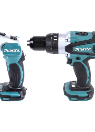 Makita DLX 6046 Akku Kombo Kit 18 V DGA 452 + DHP 458 + DJR 186 + DML 802 + DSS 610 + DTD 152 + 3x Akku 3,0 Ah + Ladegerät + Tasche