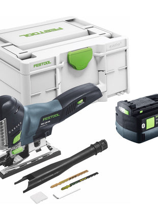 Festool CARVEX PSC 420-Basic Akku Pendelstichsäge 18 V 120 mm Brushless + 1x Akku 5,0 Ah + Systainer - ohne Ladegerät