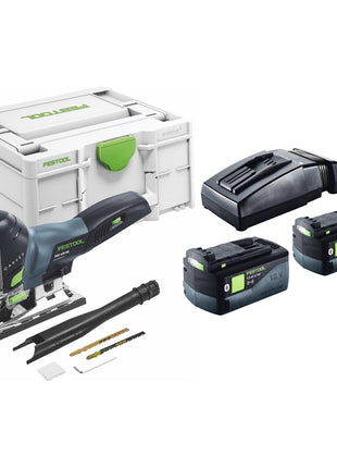 Festool CARVEX PSC 420-Basic Akku Pendelstichsäge 18 V 120 mm Brushless + 2x Akku 5,0 Ah + Ladegerät + Systainer