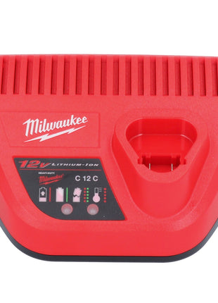 Milwaukee M12 HNRG-253 Akku Starter Set High Output 12 V + 3x HB2.5 Akku 2,5 Ah ( 4932480164 ) + M12 C12 C Ladegerät ( 4932352000 ) - Toolbrothers