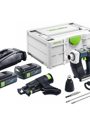 Festool DURADRIVE DWC 18-2500 Basic Akku Bauschrauber 18 V 18 Nm Brushless + 2x Akku 3,0 Ah + Ladegerät + Systainer - Toolbrothers