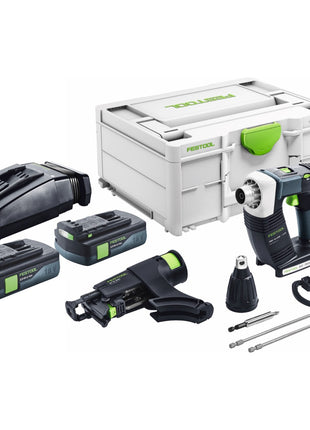 Festool DURADRIVE DWC 18-4500 Basic Akku Bauschrauber 18 V 14 Nm Brushless + 2x Akku 3,0 Ah + Ladegerät + Systainer - Toolbrothers