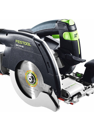 Festool HKC 55 5,0 EBI-Plus-SCA Akku Handkreissäge 18 V 160 mm Brushless ( 577678 ) + 2x Akku 5,0 Ah + Ladegerät + Systainer - Toolbrothers