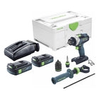 Festool TDC 18/4 I-Basic Akku Bohrschrauber 18 V 75 Nm Brushless + 2x Akku 3,0 Ah + Ladegerät + Systainer - Toolbrothers